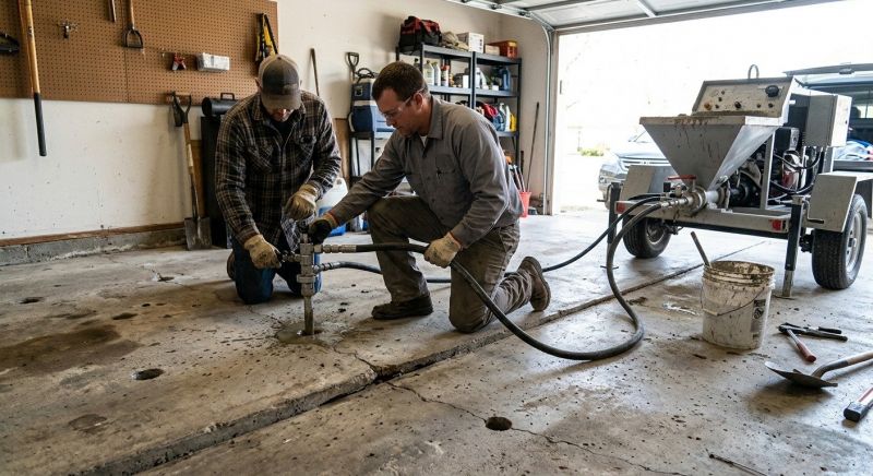 Garage Settling Repair in Tampa, FL