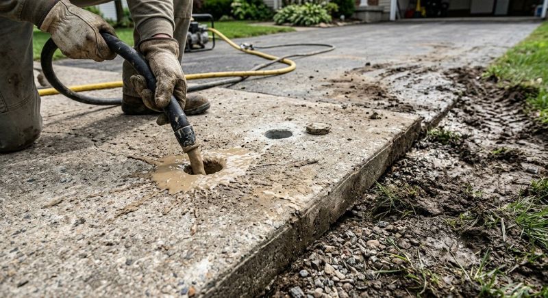 Sunken Driveway Lifting in Tampa, FL