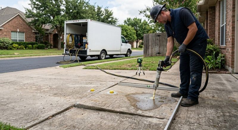Sunken Driveway Lifting in Tampa, FL